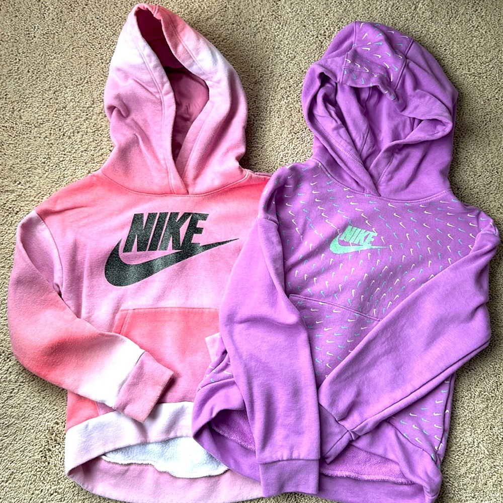 2 Girls Nike Hoodies